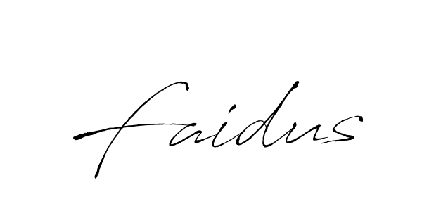 How to make Faidus signature? Antro_Vectra is a professional autograph style. Create handwritten signature for Faidus name. Faidus signature style 6 images and pictures png