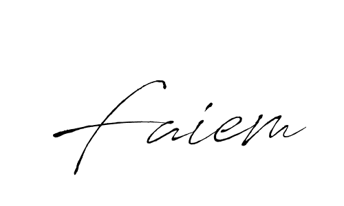 It looks lik you need a new signature style for name Faiem. Design unique handwritten (Antro_Vectra) signature with our free signature maker in just a few clicks. Faiem signature style 6 images and pictures png