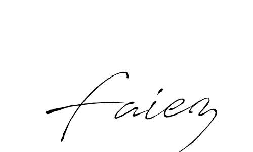 Faiez stylish signature style. Best Handwritten Sign (Antro_Vectra) for my name. Handwritten Signature Collection Ideas for my name Faiez. Faiez signature style 6 images and pictures png