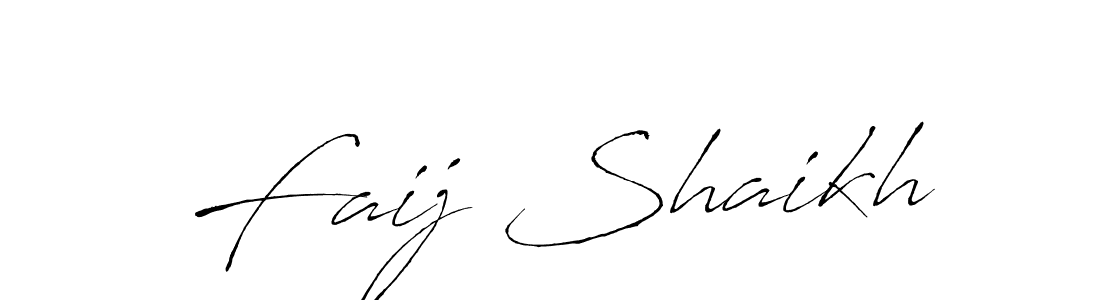 Also You can easily find your signature by using the search form. We will create Faij Shaikh name handwritten signature images for you free of cost using Antro_Vectra sign style. Faij Shaikh signature style 6 images and pictures png