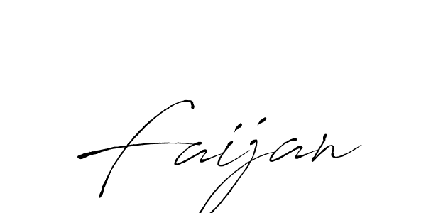 Also we have Faijan name is the best signature style. Create professional handwritten signature collection using Antro_Vectra autograph style. Faijan signature style 6 images and pictures png