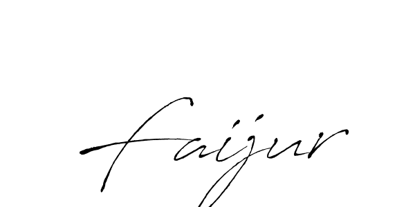 Faijur stylish signature style. Best Handwritten Sign (Antro_Vectra) for my name. Handwritten Signature Collection Ideas for my name Faijur. Faijur signature style 6 images and pictures png