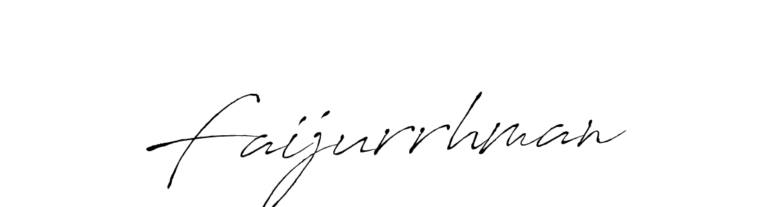 How to make Faijurrhman signature? Antro_Vectra is a professional autograph style. Create handwritten signature for Faijurrhman name. Faijurrhman signature style 6 images and pictures png