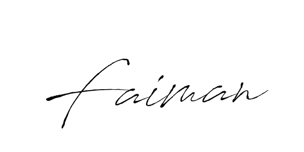 How to make Faiman signature? Antro_Vectra is a professional autograph style. Create handwritten signature for Faiman name. Faiman signature style 6 images and pictures png