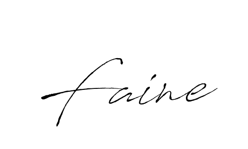 Antro_Vectra is a professional signature style that is perfect for those who want to add a touch of class to their signature. It is also a great choice for those who want to make their signature more unique. Get Faine name to fancy signature for free. Faine signature style 6 images and pictures png
