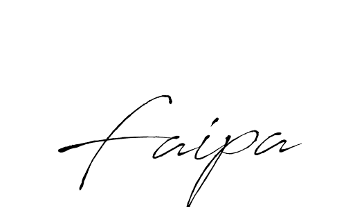 Make a beautiful signature design for name Faipa. With this signature (Antro_Vectra) style, you can create a handwritten signature for free. Faipa signature style 6 images and pictures png