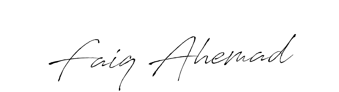 Use a signature maker to create a handwritten signature online. With this signature software, you can design (Antro_Vectra) your own signature for name Faiq Ahemad. Faiq Ahemad signature style 6 images and pictures png