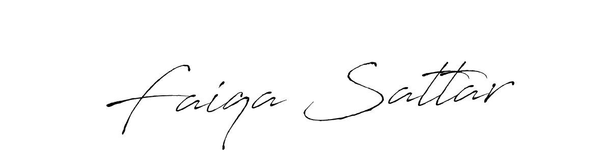 Create a beautiful signature design for name Faiqa Sattar. With this signature (Antro_Vectra) fonts, you can make a handwritten signature for free. Faiqa Sattar signature style 6 images and pictures png