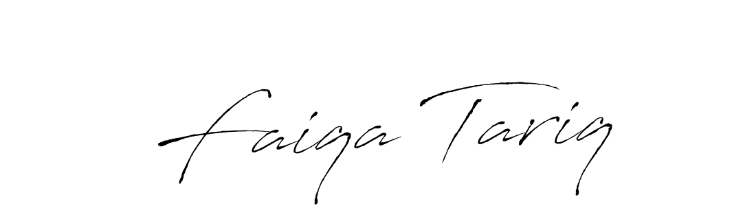 How to make Faiqa Tariq name signature. Use Antro_Vectra style for creating short signs online. This is the latest handwritten sign. Faiqa Tariq signature style 6 images and pictures png