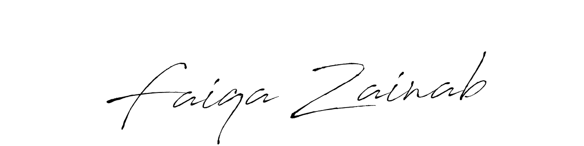 Antro_Vectra is a professional signature style that is perfect for those who want to add a touch of class to their signature. It is also a great choice for those who want to make their signature more unique. Get Faiqa Zainab name to fancy signature for free. Faiqa Zainab signature style 6 images and pictures png