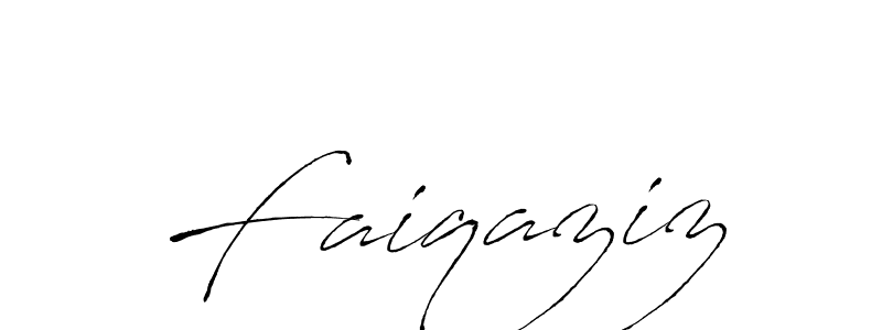 How to make Faiqaziz signature? Antro_Vectra is a professional autograph style. Create handwritten signature for Faiqaziz name. Faiqaziz signature style 6 images and pictures png