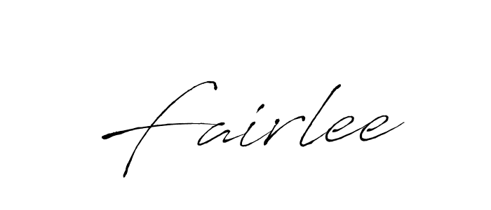 Use a signature maker to create a handwritten signature online. With this signature software, you can design (Antro_Vectra) your own signature for name Fairlee. Fairlee signature style 6 images and pictures png