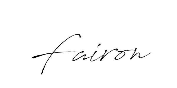 Make a short Fairon signature style. Manage your documents anywhere anytime using Antro_Vectra. Create and add eSignatures, submit forms, share and send files easily. Fairon signature style 6 images and pictures png