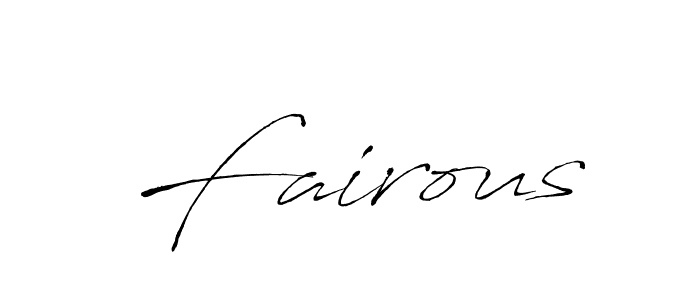 Also You can easily find your signature by using the search form. We will create Fairous name handwritten signature images for you free of cost using Antro_Vectra sign style. Fairous signature style 6 images and pictures png
