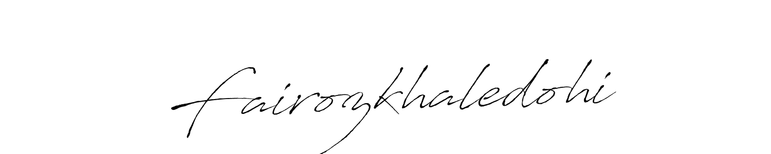 Make a short Fairozkhaledohi signature style. Manage your documents anywhere anytime using Antro_Vectra. Create and add eSignatures, submit forms, share and send files easily. Fairozkhaledohi signature style 6 images and pictures png