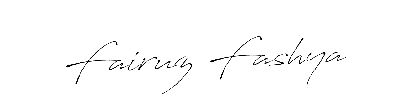 Use a signature maker to create a handwritten signature online. With this signature software, you can design (Antro_Vectra) your own signature for name Fairuz Fashya. Fairuz Fashya signature style 6 images and pictures png