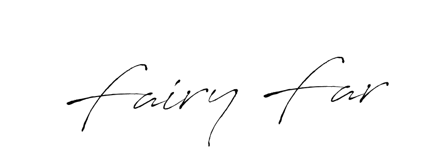 Use a signature maker to create a handwritten signature online. With this signature software, you can design (Antro_Vectra) your own signature for name Fairy Far. Fairy Far signature style 6 images and pictures png