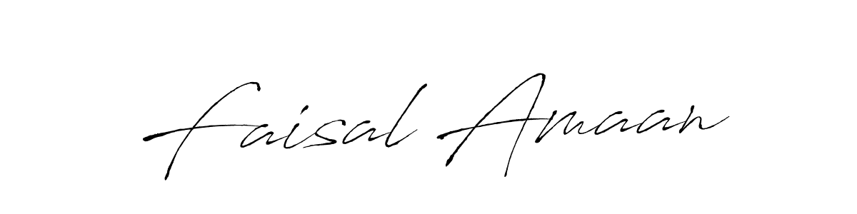 Faisal Amaan stylish signature style. Best Handwritten Sign (Antro_Vectra) for my name. Handwritten Signature Collection Ideas for my name Faisal Amaan. Faisal Amaan signature style 6 images and pictures png