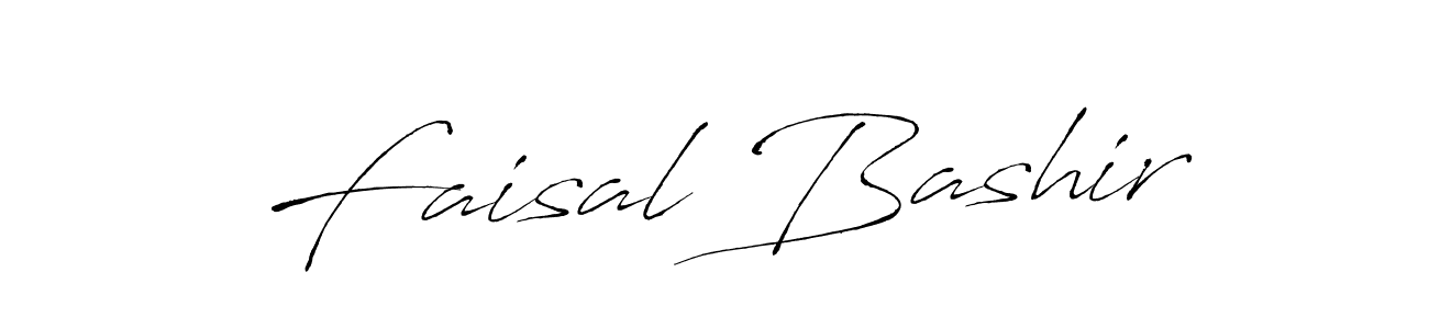Make a beautiful signature design for name Faisal Bashir. With this signature (Antro_Vectra) style, you can create a handwritten signature for free. Faisal Bashir signature style 6 images and pictures png