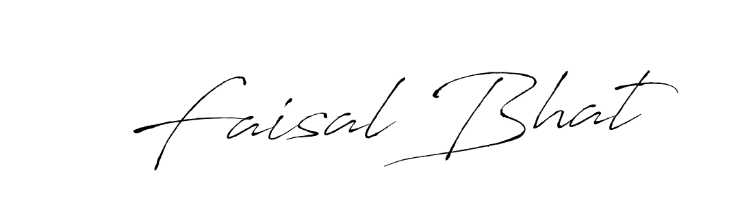 How to make Faisal Bhat name signature. Use Antro_Vectra style for creating short signs online. This is the latest handwritten sign. Faisal Bhat signature style 6 images and pictures png