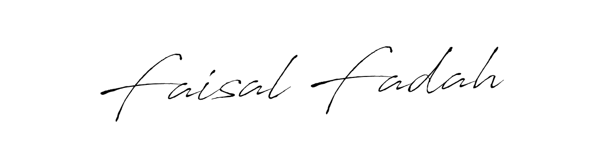 How to make Faisal Fadah name signature. Use Antro_Vectra style for creating short signs online. This is the latest handwritten sign. Faisal Fadah signature style 6 images and pictures png