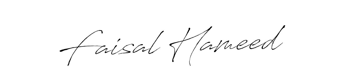 Use a signature maker to create a handwritten signature online. With this signature software, you can design (Antro_Vectra) your own signature for name Faisal Hameed. Faisal Hameed signature style 6 images and pictures png