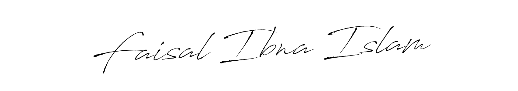 Make a beautiful signature design for name Faisal Ibna Islam. With this signature (Antro_Vectra) style, you can create a handwritten signature for free. Faisal Ibna Islam signature style 6 images and pictures png