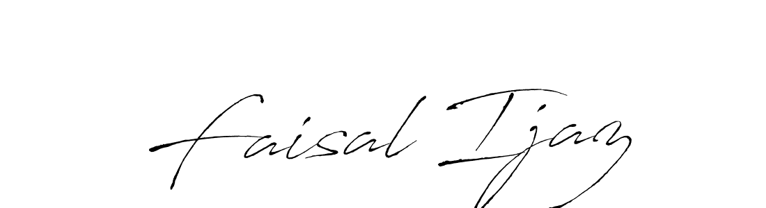 The best way (Antro_Vectra) to make a short signature is to pick only two or three words in your name. The name Faisal Ijaz include a total of six letters. For converting this name. Faisal Ijaz signature style 6 images and pictures png