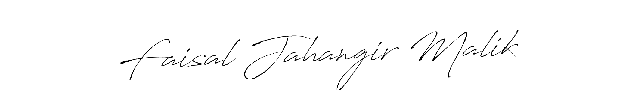 Faisal Jahangir Malik stylish signature style. Best Handwritten Sign (Antro_Vectra) for my name. Handwritten Signature Collection Ideas for my name Faisal Jahangir Malik. Faisal Jahangir Malik signature style 6 images and pictures png