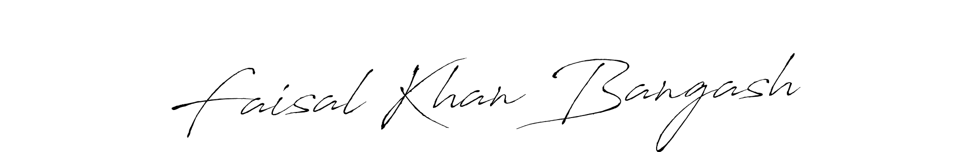 Design your own signature with our free online signature maker. With this signature software, you can create a handwritten (Antro_Vectra) signature for name Faisal Khan Bangash. Faisal Khan Bangash signature style 6 images and pictures png