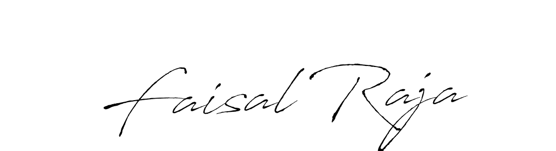 Design your own signature with our free online signature maker. With this signature software, you can create a handwritten (Antro_Vectra) signature for name Faisal Raja. Faisal Raja signature style 6 images and pictures png