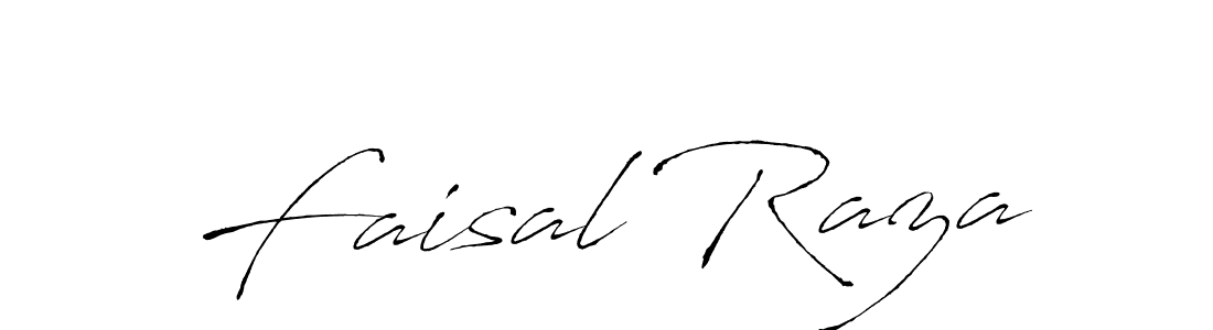 How to make Faisal Raza name signature. Use Antro_Vectra style for creating short signs online. This is the latest handwritten sign. Faisal Raza signature style 6 images and pictures png