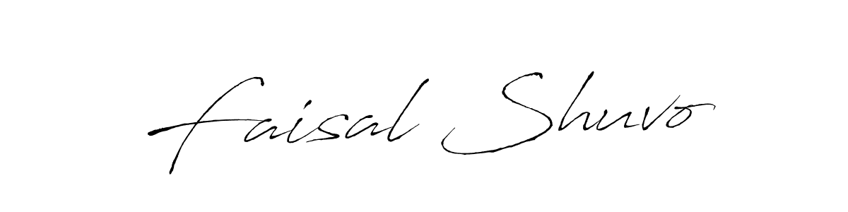 You should practise on your own different ways (Antro_Vectra) to write your name (Faisal Shuvo) in signature. don't let someone else do it for you. Faisal Shuvo signature style 6 images and pictures png