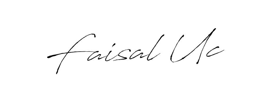 It looks lik you need a new signature style for name Faisal Uc. Design unique handwritten (Antro_Vectra) signature with our free signature maker in just a few clicks. Faisal Uc signature style 6 images and pictures png