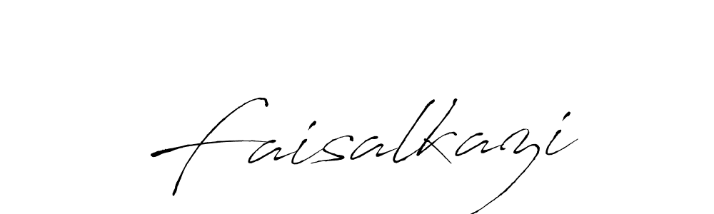 Use a signature maker to create a handwritten signature online. With this signature software, you can design (Antro_Vectra) your own signature for name Faisalkazi. Faisalkazi signature style 6 images and pictures png