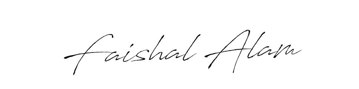 Faishal Alam stylish signature style. Best Handwritten Sign (Antro_Vectra) for my name. Handwritten Signature Collection Ideas for my name Faishal Alam. Faishal Alam signature style 6 images and pictures png