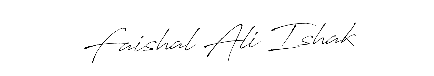 This is the best signature style for the Faishal Ali Ishak name. Also you like these signature font (Antro_Vectra). Mix name signature. Faishal Ali Ishak signature style 6 images and pictures png
