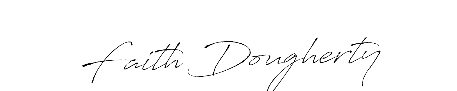 Design your own signature with our free online signature maker. With this signature software, you can create a handwritten (Antro_Vectra) signature for name Faith Dougherty. Faith Dougherty signature style 6 images and pictures png