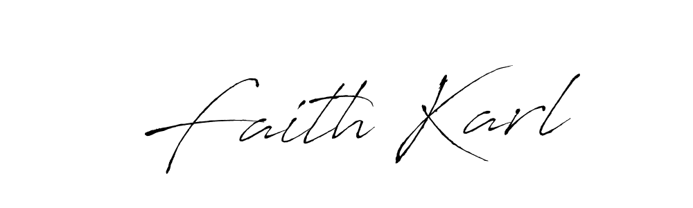 How to make Faith Karl name signature. Use Antro_Vectra style for creating short signs online. This is the latest handwritten sign. Faith Karl signature style 6 images and pictures png