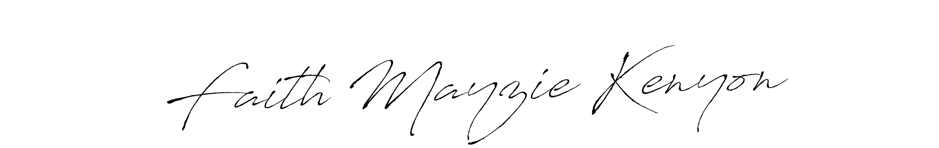 Also You can easily find your signature by using the search form. We will create Faith Mayzie Kenyon name handwritten signature images for you free of cost using Antro_Vectra sign style. Faith Mayzie Kenyon signature style 6 images and pictures png