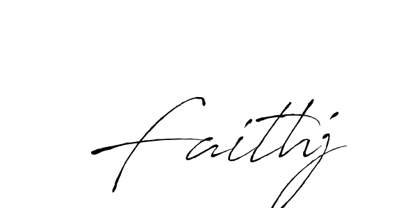 You should practise on your own different ways (Antro_Vectra) to write your name (Faithj) in signature. don't let someone else do it for you. Faithj signature style 6 images and pictures png