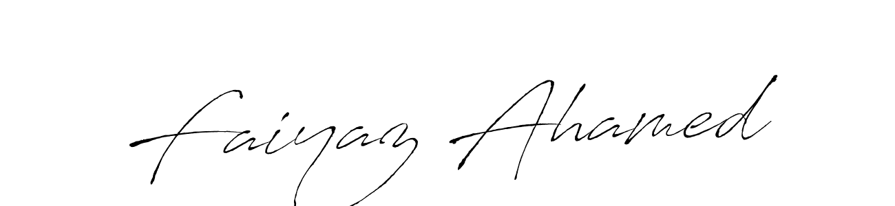 Faiyaz Ahamed stylish signature style. Best Handwritten Sign (Antro_Vectra) for my name. Handwritten Signature Collection Ideas for my name Faiyaz Ahamed. Faiyaz Ahamed signature style 6 images and pictures png