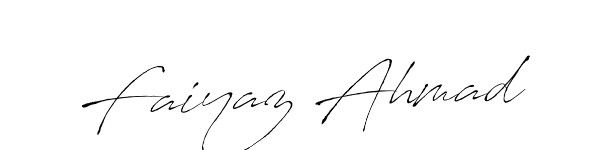 Faiyaz Ahmad stylish signature style. Best Handwritten Sign (Antro_Vectra) for my name. Handwritten Signature Collection Ideas for my name Faiyaz Ahmad. Faiyaz Ahmad signature style 6 images and pictures png