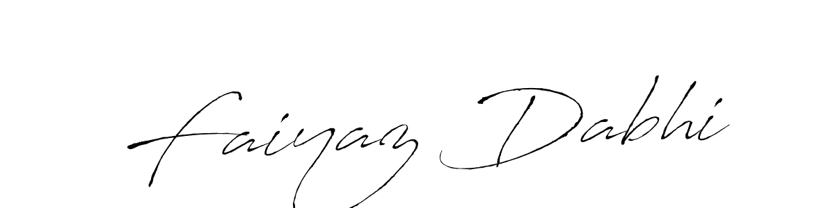Design your own signature with our free online signature maker. With this signature software, you can create a handwritten (Antro_Vectra) signature for name Faiyaz Dabhi. Faiyaz Dabhi signature style 6 images and pictures png