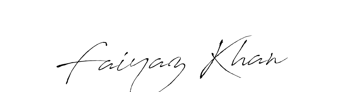 Faiyaz Khan stylish signature style. Best Handwritten Sign (Antro_Vectra) for my name. Handwritten Signature Collection Ideas for my name Faiyaz Khan. Faiyaz Khan signature style 6 images and pictures png