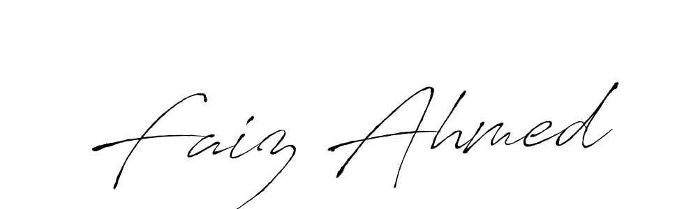 Also we have Faiz Ahmed name is the best signature style. Create professional handwritten signature collection using Antro_Vectra autograph style. Faiz Ahmed signature style 6 images and pictures png