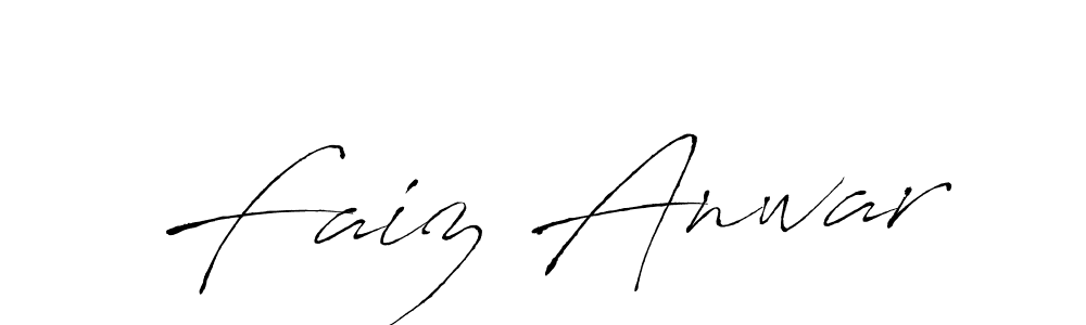 You can use this online signature creator to create a handwritten signature for the name Faiz Anwar. This is the best online autograph maker. Faiz Anwar signature style 6 images and pictures png