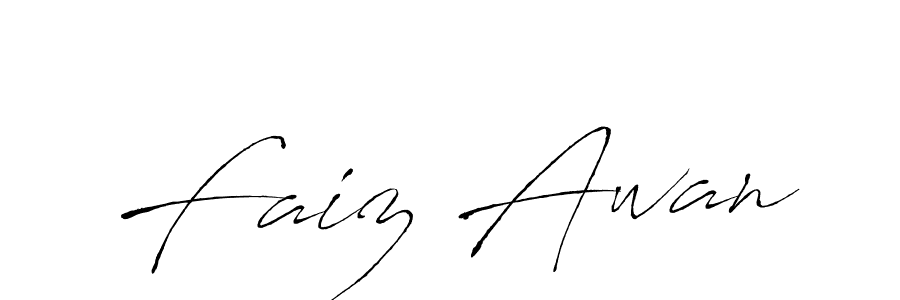 You should practise on your own different ways (Antro_Vectra) to write your name (Faiz Awan) in signature. don't let someone else do it for you. Faiz Awan signature style 6 images and pictures png