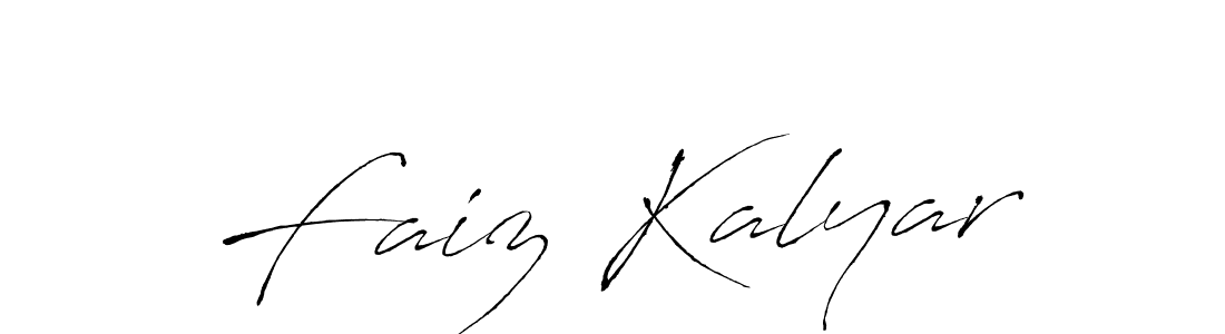 Also You can easily find your signature by using the search form. We will create Faiz Kalyar name handwritten signature images for you free of cost using Antro_Vectra sign style. Faiz Kalyar signature style 6 images and pictures png