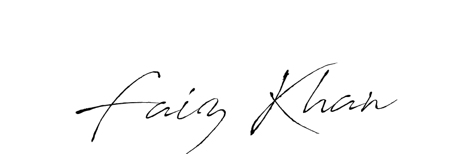 How to make Faiz Khan signature? Antro_Vectra is a professional autograph style. Create handwritten signature for Faiz Khan name. Faiz Khan signature style 6 images and pictures png